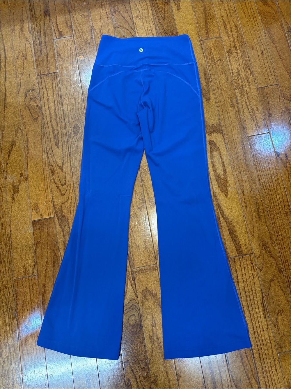 036. Lululemon Groove Super-High-Rise Flared Pant *Nulu Psychic blue size 8 32” - Picture 12 of 12